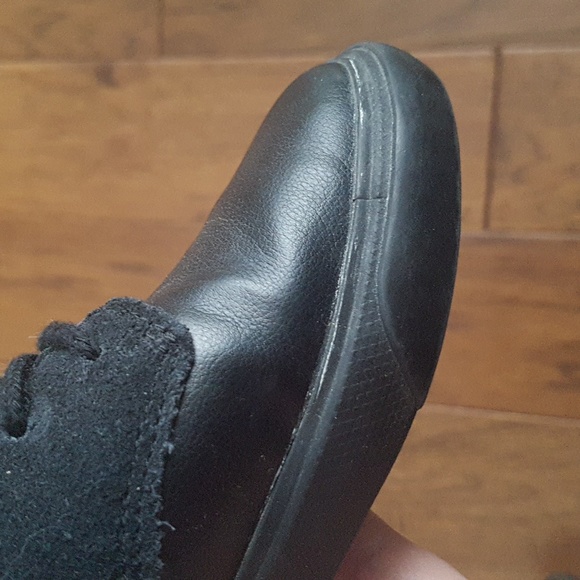 Lacoste Ortholite Esparre Chukka Black High Top Shoes Boys Size 1 - Picture 13 of 16